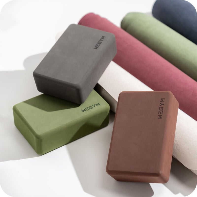 WeGym Yoga blocks with Anti-Slip, Comfortable Grip, Sturdy Sides for Secure Workouts at Home, for Yoga, and Pilate Training - Image 4